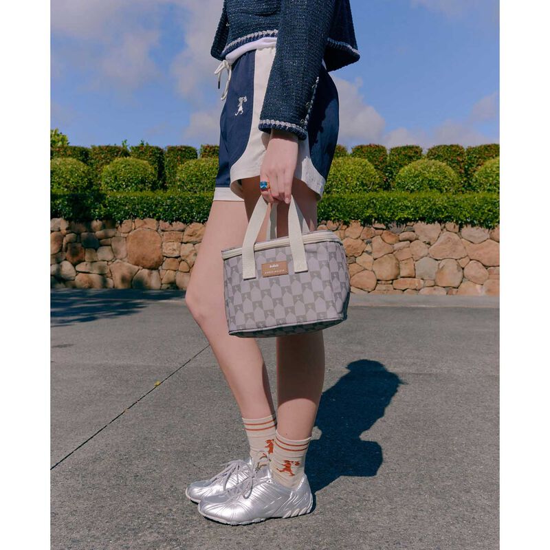 Kollab X Karen Walker Lunch Box Sage Monogram image number 1